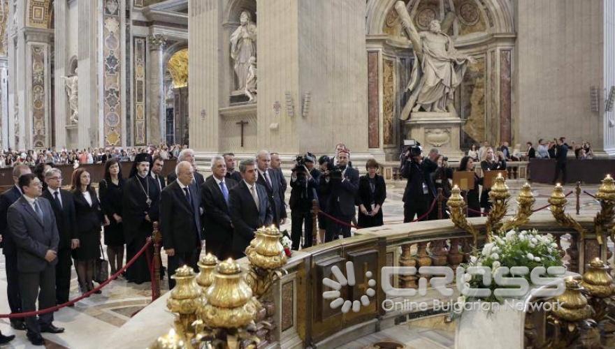 Росен Плевнелиев на официално посещение във Ватикана