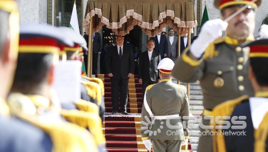 Среща на министър-председателя Бойко Борисов с първия вицепрезидент на Иран Есхак Джахангири