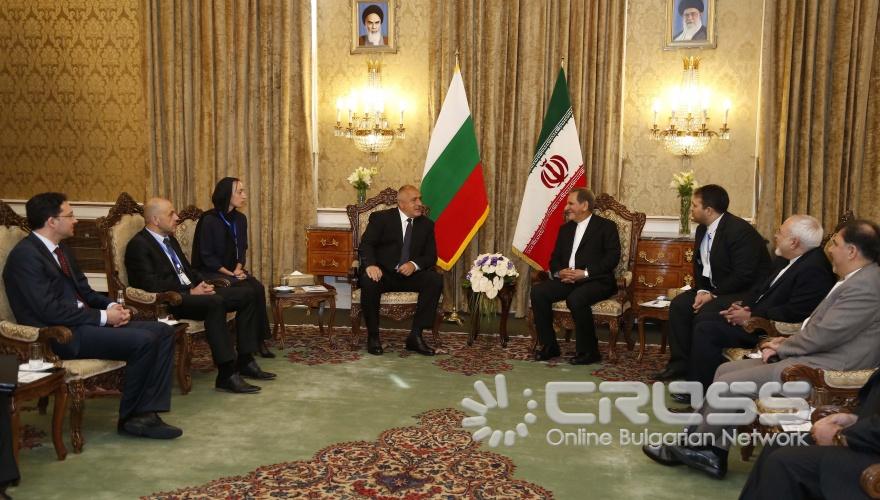 Среща на министър-председателя Бойко Борисов с първия вицепрезидент на Иран Есхак Джахангири