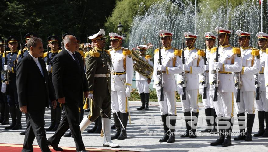 Среща на министър-председателя Бойко Борисов с първия вицепрезидент на Иран Есхак Джахангири