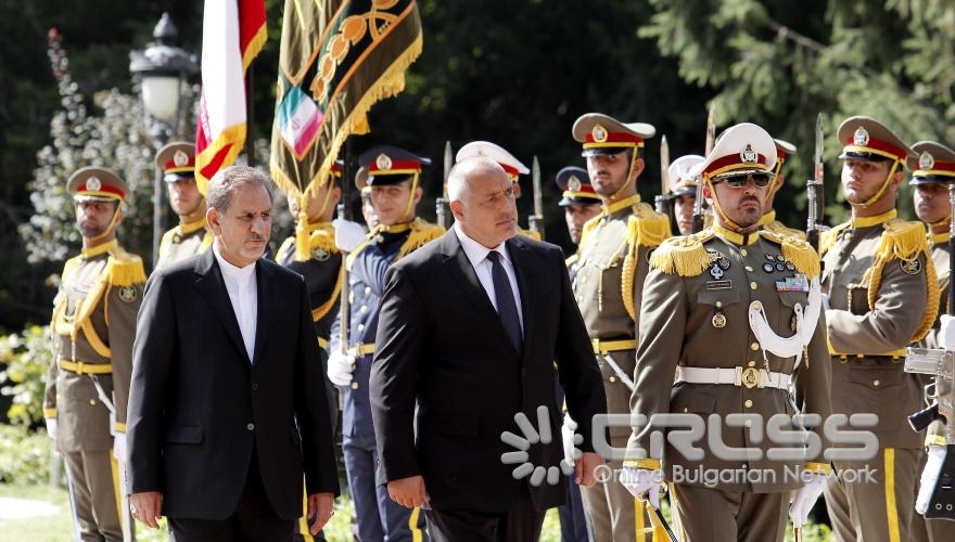 Среща на министър-председателя Бойко Борисов с първия вицепрезидент на Иран Есхак Джахангири