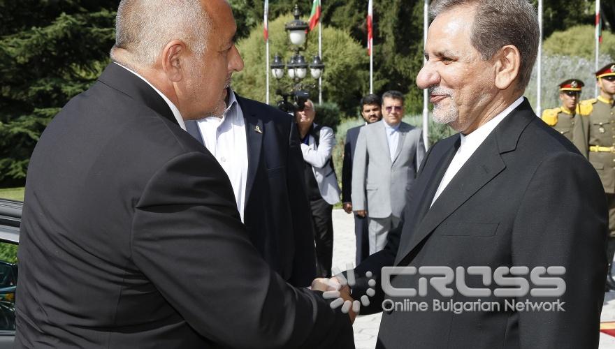 Среща на министър-председателя Бойко Борисов с първия вицепрезидент на Иран Есхак Джахангири