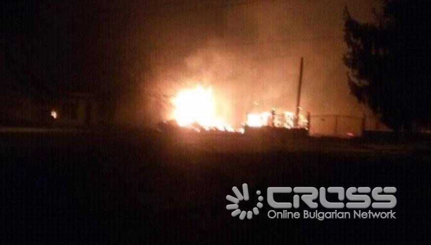 Влак с цистерни се взриви край Хитрино