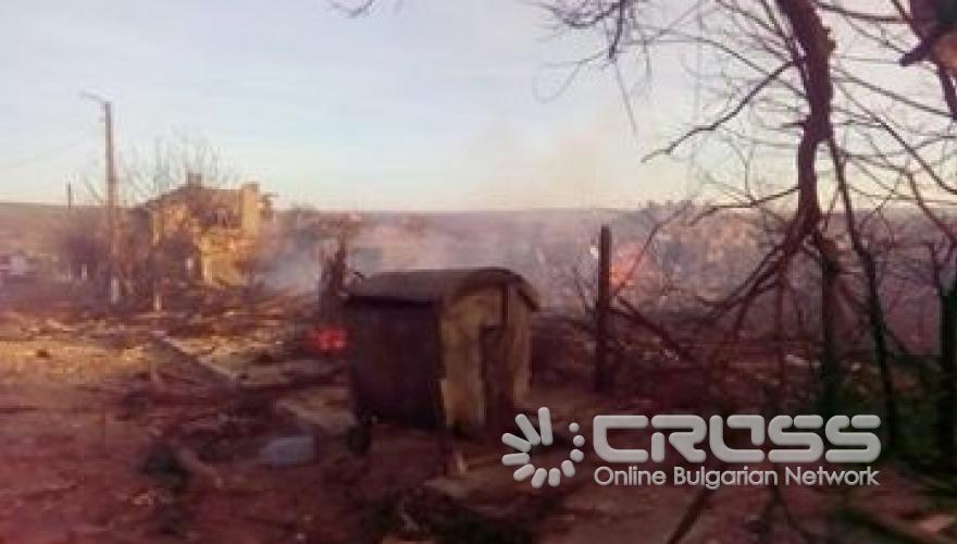 Влак с цистерни се взриви край Хитрино