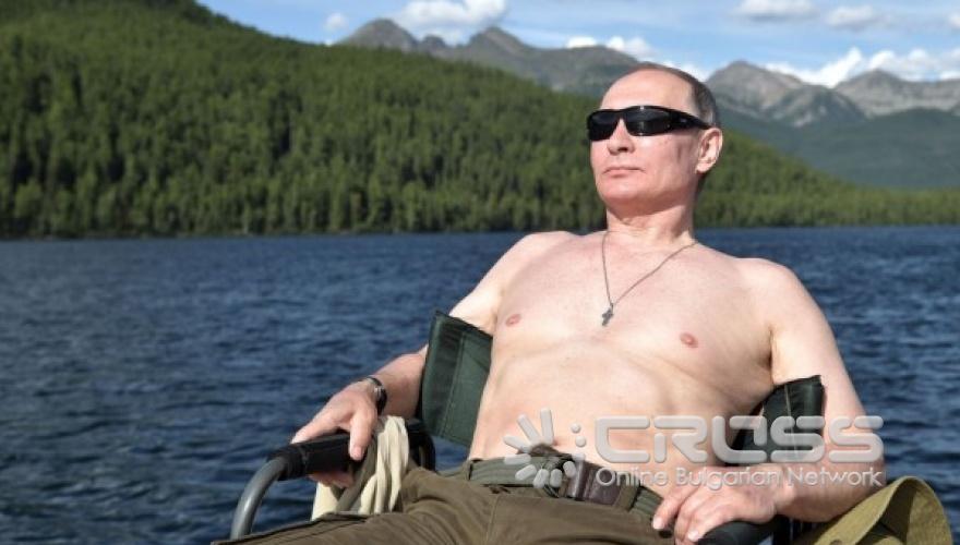 Путин на почивка сред природата