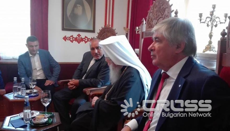 Борисов и руският посланик Макаров в Троянския манастир за Успение Богородично