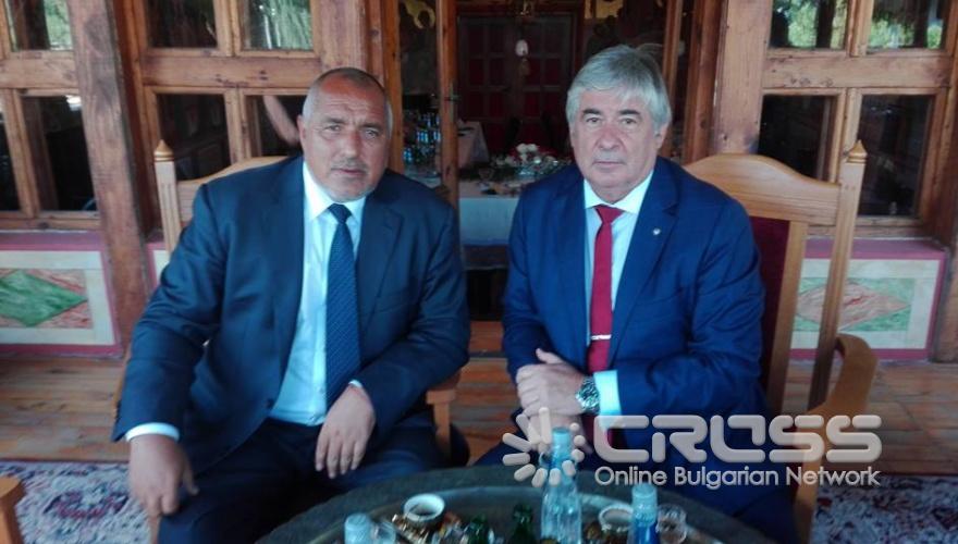 Борисов и руският посланик Макаров в Троянския манастир за Успение Богородично