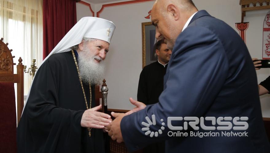 Борисов и руският посланик Макаров в Троянския манастир за Успение Богородично