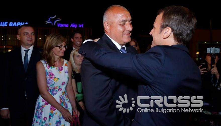 Президентът на Франция Еманюел Макрон на посещение в България