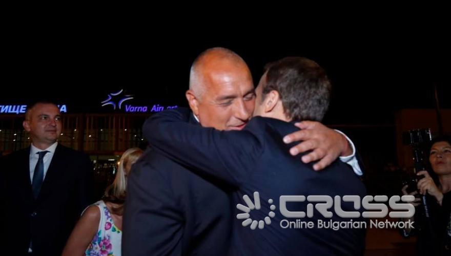 Президентът на Франция Еманюел Макрон на посещение в България