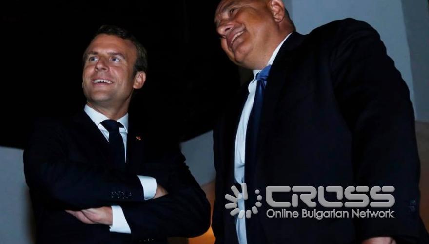 Президентът на Франция Еманюел Макрон на посещение в България