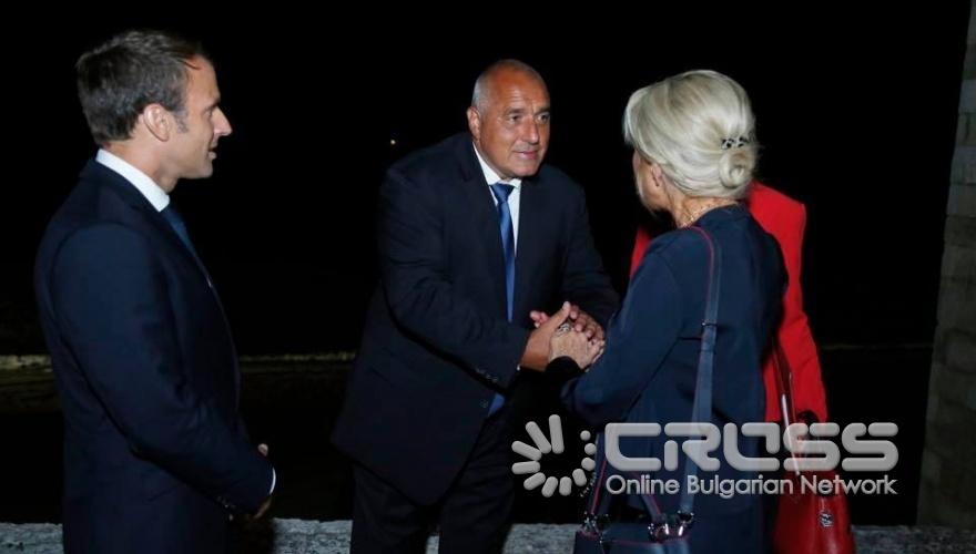 Президентът на Франция Еманюел Макрон на посещение в България