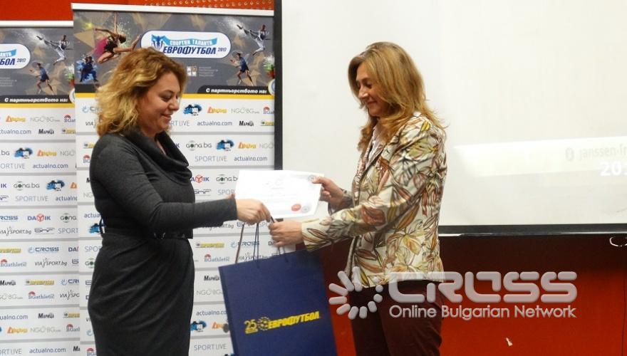 Награждаване на спортни таланти на 