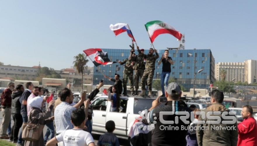 Протестите в Сирия срещу ударите на САЩ