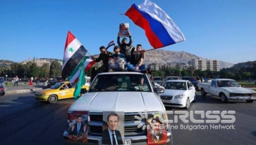 Протестите в Сирия срещу ударите на САЩ