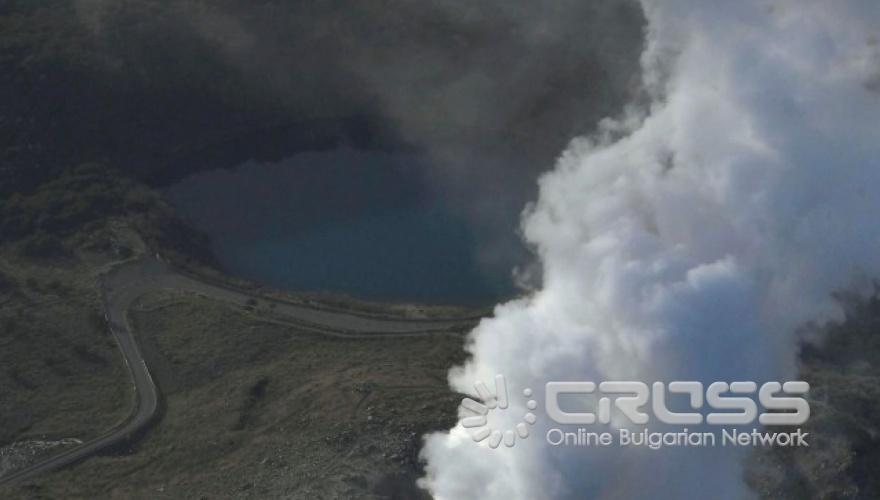 Вулкан изригна в Япония