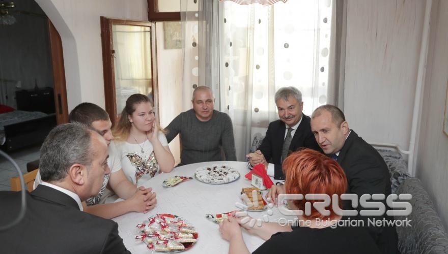 Румен Радев на посещение в Северозападна България