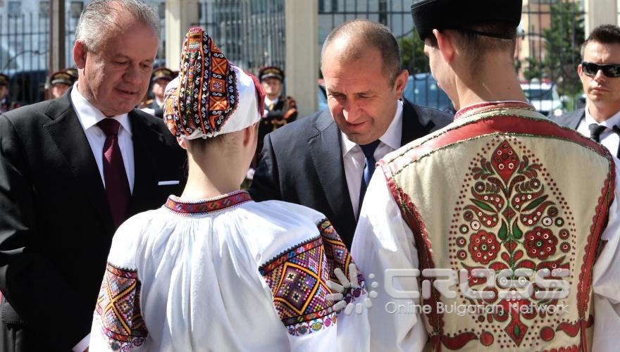 Румен Радев на посещение в Братислава