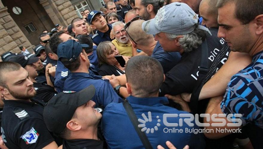 Протест на Животновъдите пред МС