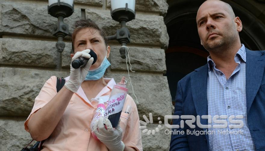 Протест на Животновъдите пред МС