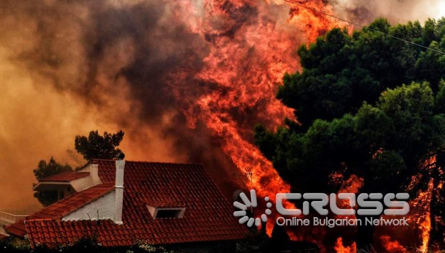 Пепел след огнения ад в Гърция 