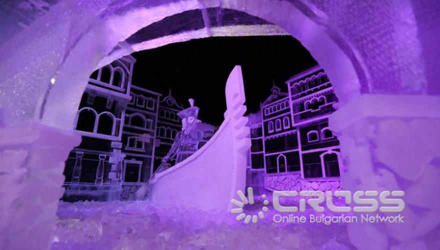 Фестивал на ледените скулптури ICE FANTASY-2019 в Санкт Петербург