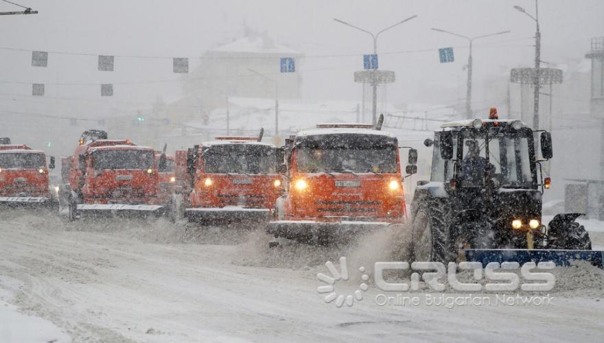 Най-обилният снеговалеж в Москва от 50 години насам