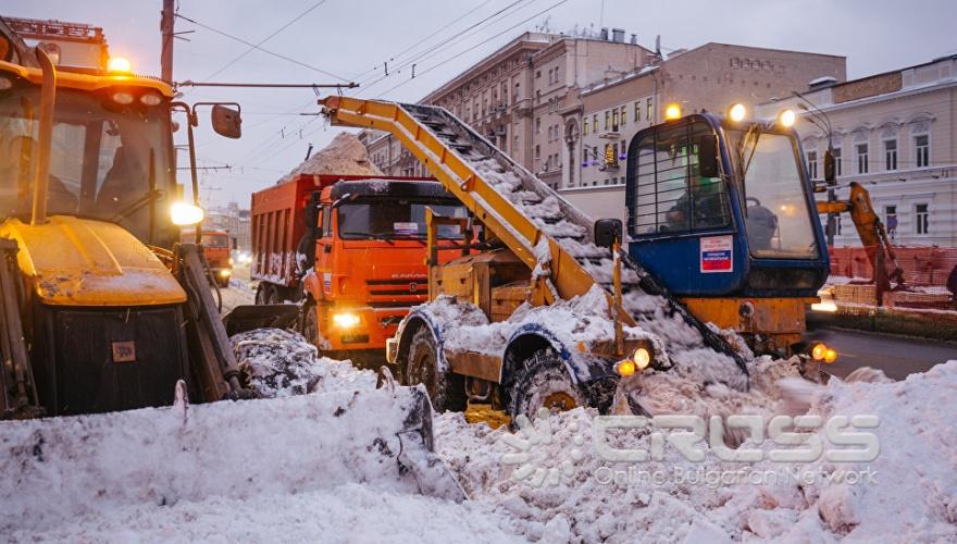 Най-обилният снеговалеж в Москва от 50 години насам