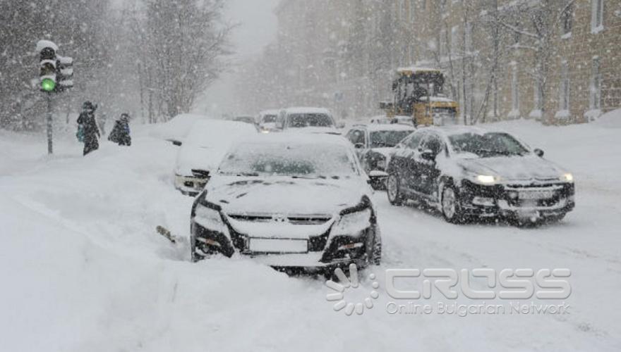 Най-обилният снеговалеж в Москва от 50 години насам