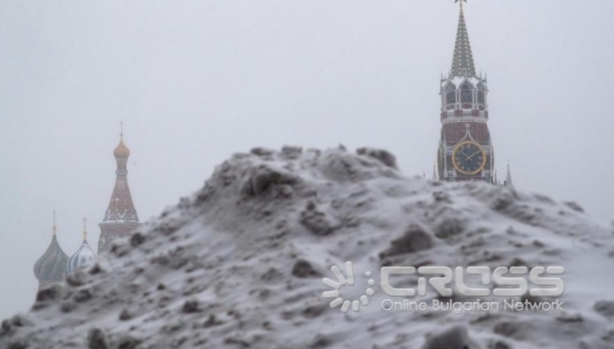 Най-обилният снеговалеж в Москва от 50 години насам
