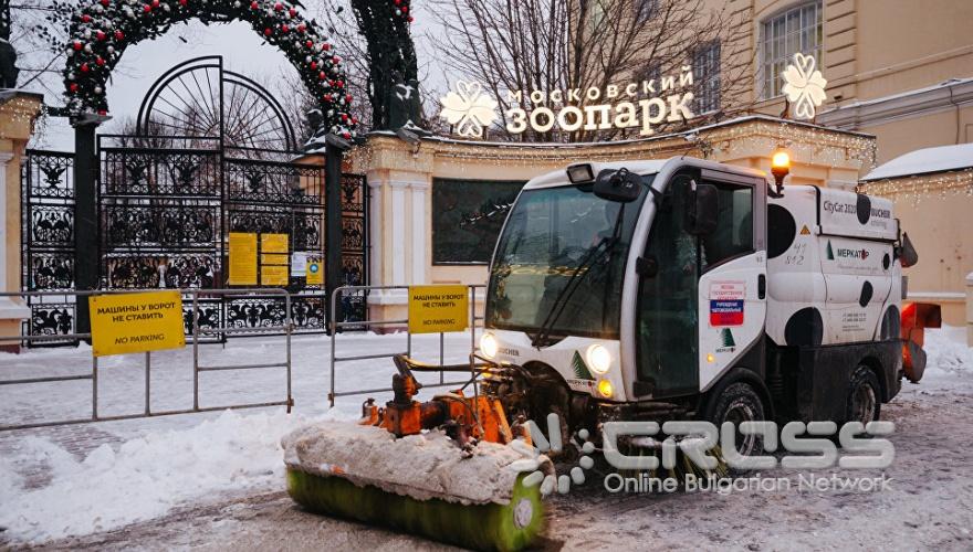 Най-обилният снеговалеж в Москва от 50 години насам