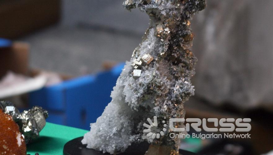 Днес,8 октомври,в Националния музей "Земята и хората" се проведе традиционната октомврийска изложба на минерали и скъпоценни камъни. Участие взеха над 40 фирми, занимаващи се с минерали и скъпоценни камъни, както и колекционери на минерали от цяла България. 