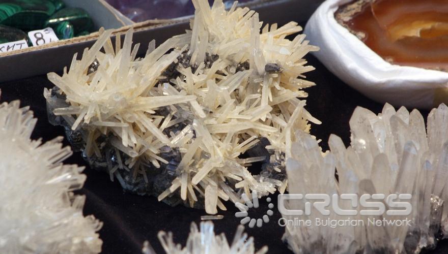 Днес,8 октомври,в Националния музей "Земята и хората" се проведе традиционната октомврийска изложба на минерали и скъпоценни камъни. Участие взеха над 40 фирми, занимаващи се с минерали и скъпоценни камъни, както и колекционери на минерали от цяла България. 