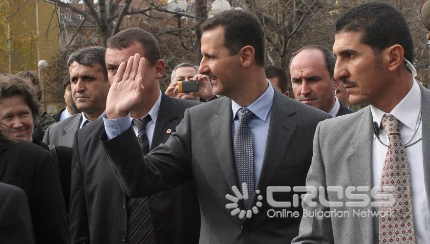 Днес,9 ноември,на площад "Св. Александър Невски" се проведе церемония по официалното посрещане на президента на Сирийската арабска република Башар ал Асад от президента Георги Първанов. 