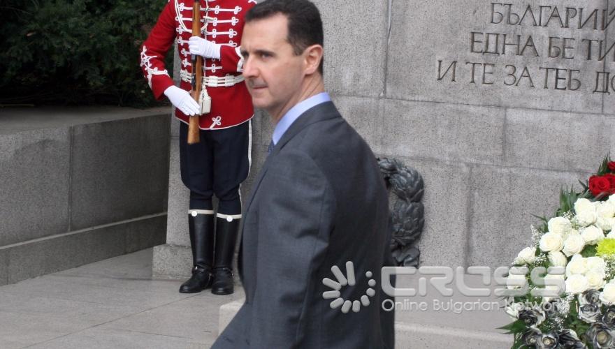 Днес,9 ноември,на площад "Св. Александър Невски" се проведе церемония по официалното посрещане на президента на Сирийската арабска република Башар ал Асад от президента Георги Първанов. 