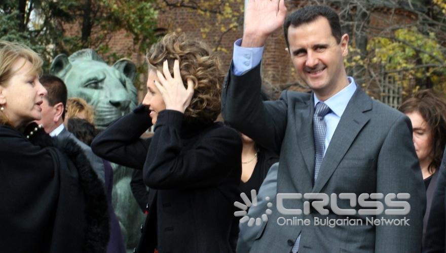 Днес,9 ноември,на площад "Св. Александър Невски" се проведе церемония по официалното посрещане на президента на Сирийската арабска република Башар ал Асад от президента Георги Първанов. 