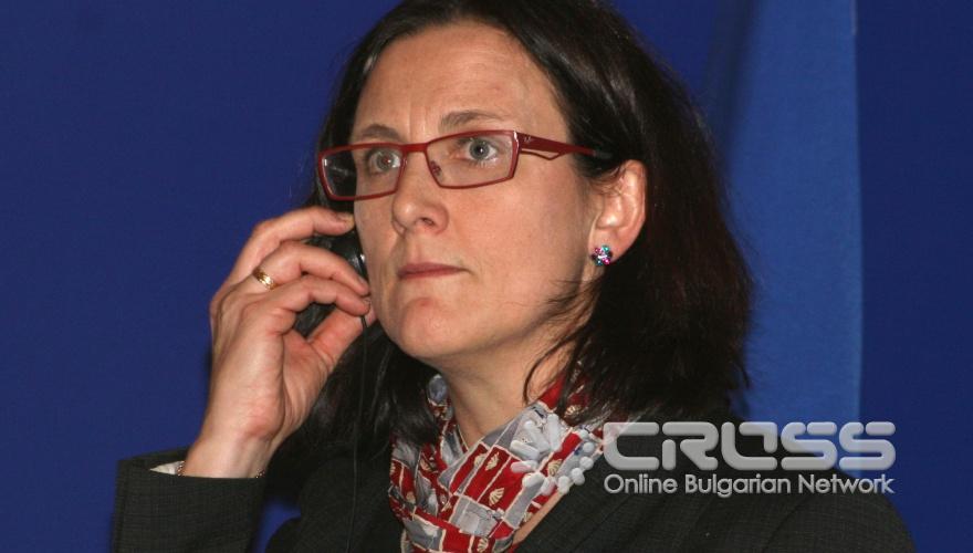 Днес,11 февруари,министър-председателят Бойко Борисов и еврокомисаря за вътрешните работи Сесилия Малмстрьом дадоха съвместен брифинг в Гранитна зала на Министерски съвет