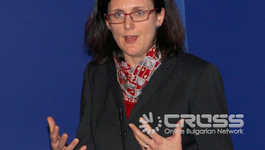 Днес,11 февруари,министър-председателят Бойко Борисов и еврокомисаря за вътрешните работи Сесилия Малмстрьом дадоха съвместен брифинг в Гранитна зала на Министерски съвет