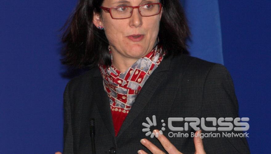 Днес,11 февруари,министър-председателят Бойко Борисов и еврокомисаря за вътрешните работи Сесилия Малмстрьом дадоха съвместен брифинг в Гранитна зала на Министерски съвет