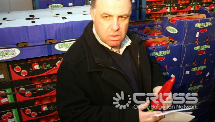 Днес,14 февруари,министър Мирослав Найденов направи проверка в зеленчуковата борса в Слатина 