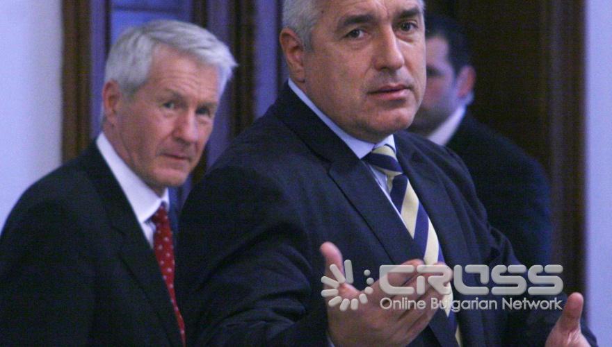 Днес,23 февруари,министър-председателят Бойко Борисов прие в Министерския съвет генералния секретар на Съвета на Европа Торбьорн Ягланд, който пристигна на двудневно посещение у нас. 