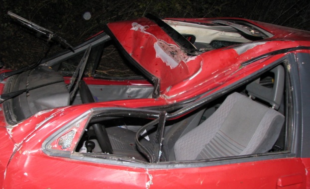 Мъж загина при тежка катастрофа край Сандански