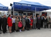 При демонстрациите с Термомен във фирма “Превента”  се тестваха защитни облекла.