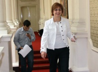 Днес,14 юни,в зала „Запад" на Народното събрание се проведе заседание на ръководствата на партиите от Синята коалиция за обсъждане на внесения вот на недоверие към кабинета Борисов и решение за гласуване на депутатите от коалицията.