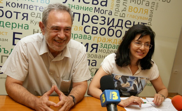 Меглена Кунева и Любомир Христов на посещение в Сливен 