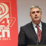 Калфин на футболен  мач в Перник 