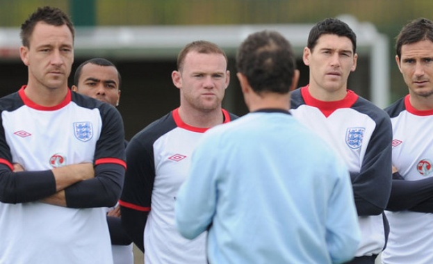 Фабио Капело събра Англия на лагер