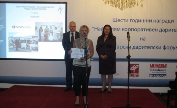 VIVACOM е най-големият корпоративен дарител на доброволен труд на служителите в България