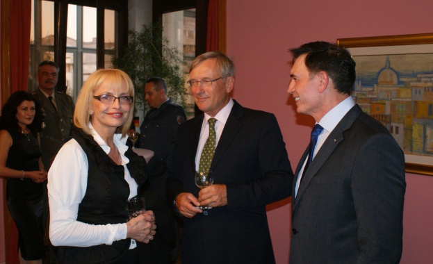 Димитър Куцаров и Камелия Тодорова отбелязаха Обединението на Германия