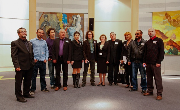 Йежи Бузек откри в Брюксел изложбата на българските творби, откупени от ЕП 